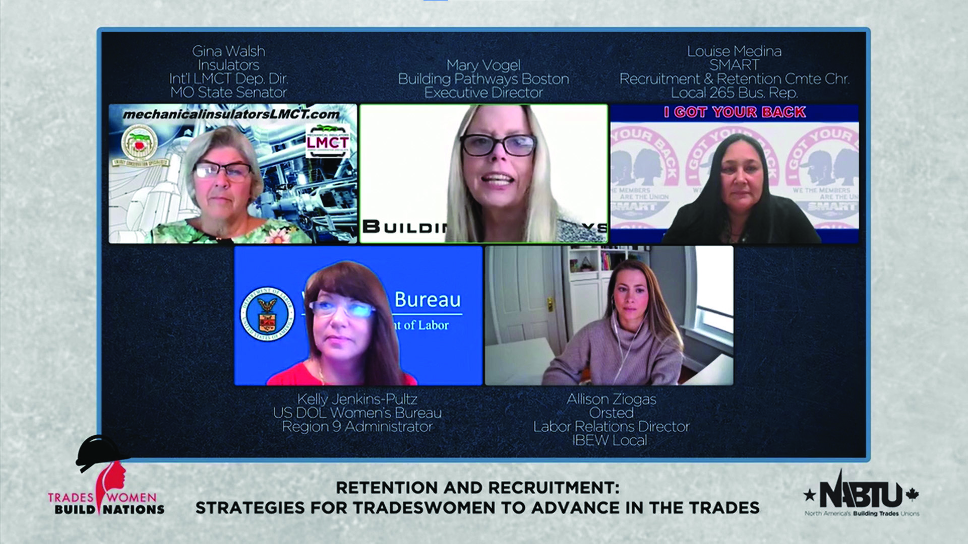 Tradeswomen group holds first of two webinar events