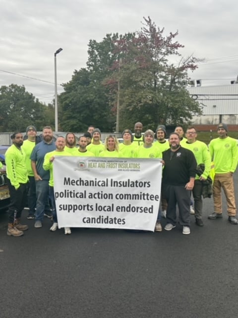 Local 32 Newark uses numbers to support labor-friendly candidiates